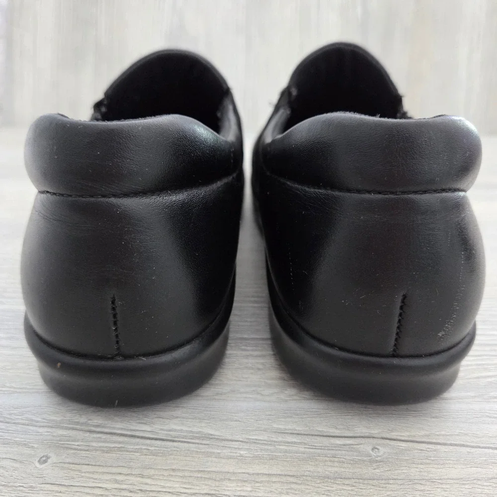 SAS Viva Tripad Comfort Loafers‎ Black Leather Slip On Shoes Womens 8 M